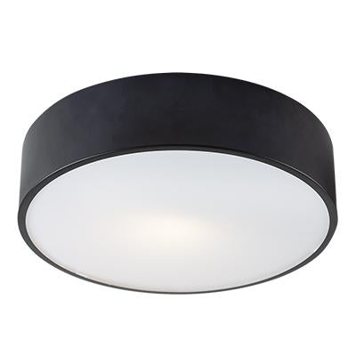 Eurolux - Acrylic and Metal Ceiling Light Black E27