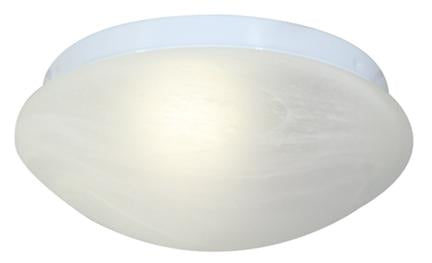Eurolux - Bathroom Alabaster Ceiling Light 220mm White