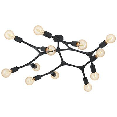 Eurolux - Bocadella1 12LT Ceiling Light 920mm Black