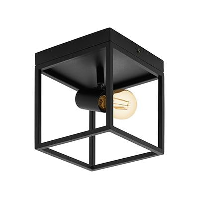 Eurolux - Silentina 1LT Ceiling Light 180mm Black