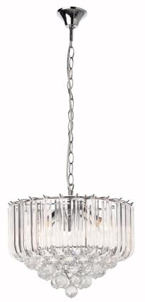 Eurolux - Otis Acrylic Chandelier 350mm Chrome