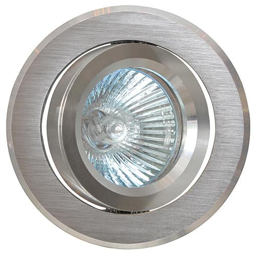 Eurolux - CNC Tilt Round Downlight 82mm Aluminium