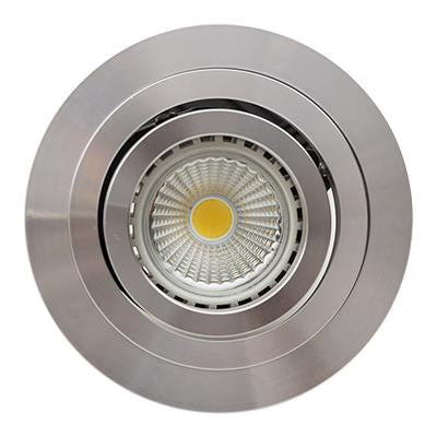 Eurolux - CNC Tilt Round Downlight 90mm Aluminium