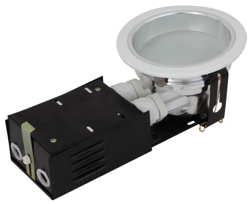 Eurolux - Downlight and Glass CFL PL 2x13w White 4000K