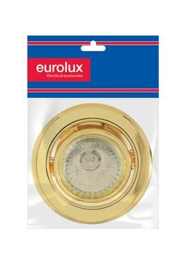 Eurolux - Downlight GU10 PAR16 50W 220V P/Brass (PP) 