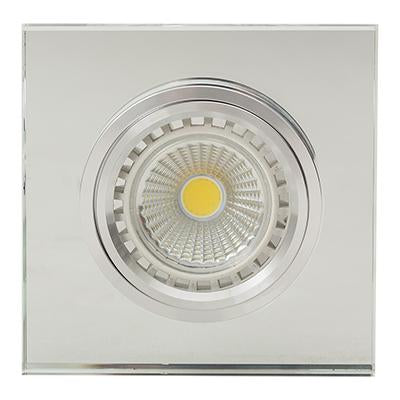 Eurolux - Mirror Face Square Downlight 89mm Alum.