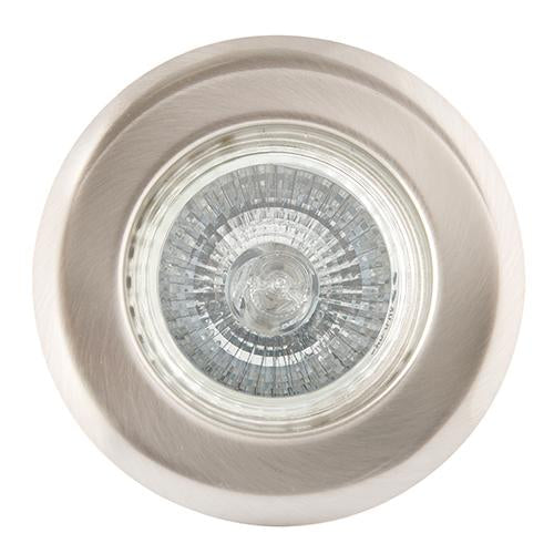 Eurolux - Straight Downlight 85mm Satin Chrome B/Pack