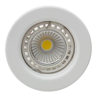 Eurolux - Straight Round Downlight 80mm White