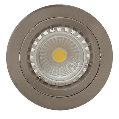 Eurolux - Straight Twist Downlight 80mm Satin Chrome