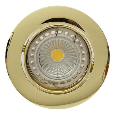 Eurolux - Tilt Curved Rim Downlight 83mm PB