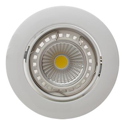 Eurolux - Tilt Curved Rim Downlight 83mm White