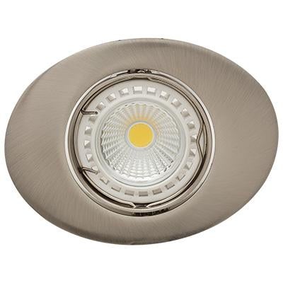 Eurolux - Tilt Oval Downlight Satin Chrome