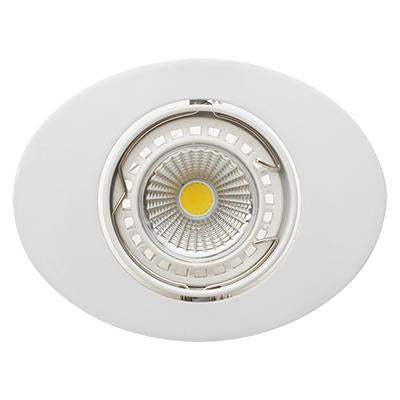 Eurolux - Tilt Oval Downlight White