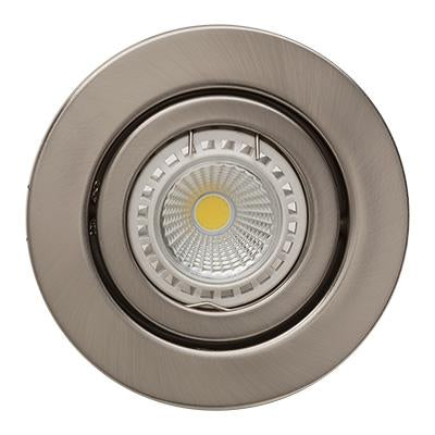 Eurolux - Tilt Round Downlight 105mm Satin Chrome