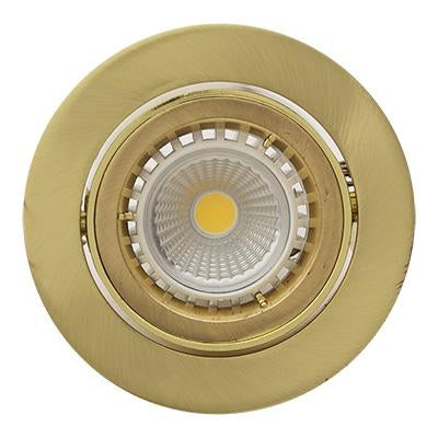 Eurolux - Tilt Twist Downlight 94mm Satin Brass