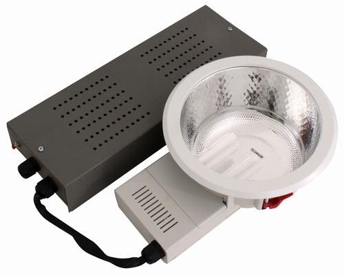 Eurolux - (Discontinued) Rect Grey Plastic Downlight