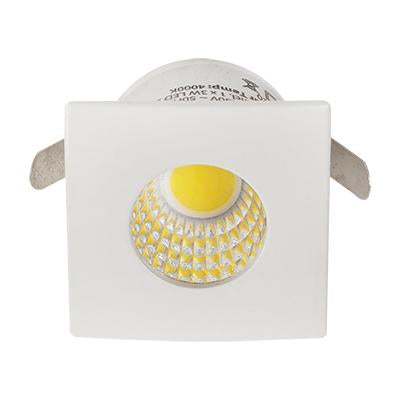 Eurolux - Downlight Square Cabinet LED 3w White 4000K