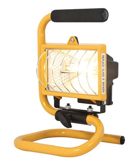 Eurolux - Halogen PorTable 150w WorkLight Yellow and Black