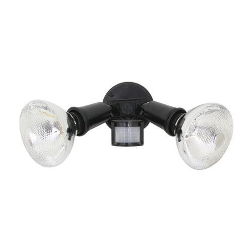 Eurolux - PAR38 2LT 150w Security Light Black