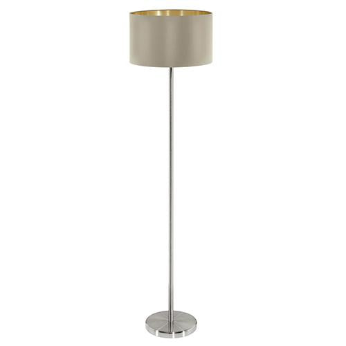 Eurolux - Maserlo Floorlight 380mm Taupe/Gold