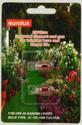 Eurolux - (Discontinued) 2x10w Lamp For Garden Set Yellow
