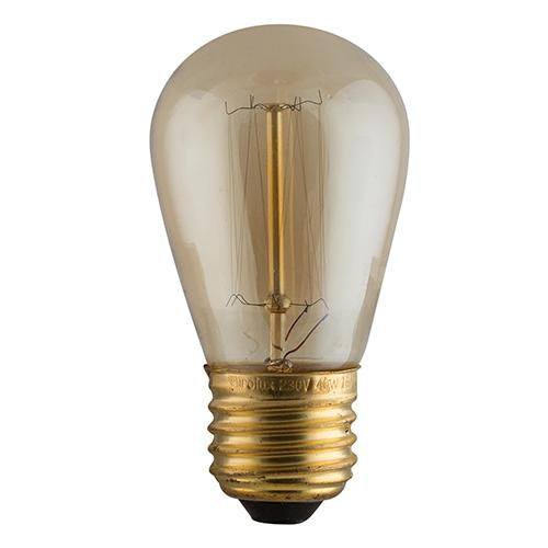 Eurolux - Amber CB Filament Mini Pear E27 40w