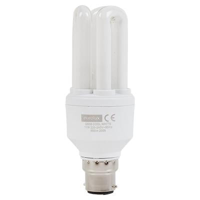 Eurolux - CFL D/Night Sensor 3U B22 11w CW Twin Pack