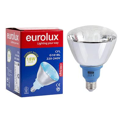 Eurolux - CFL PAR38 E27 18w Blue