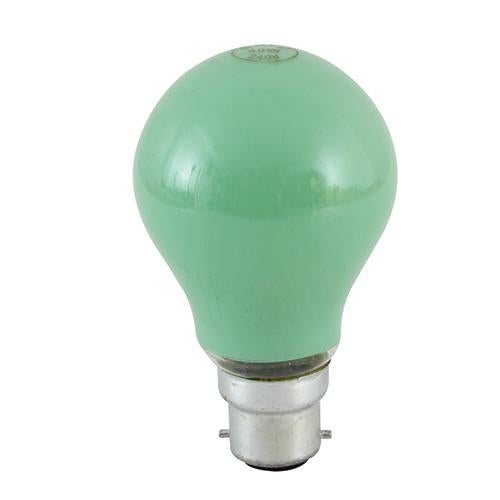 Eurolux - Coloured Globe B22 40w Green