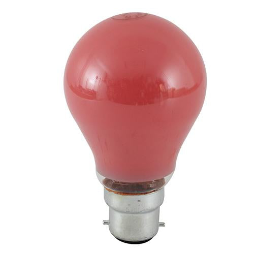 Eurolux - Coloured Globe B22 40w Red