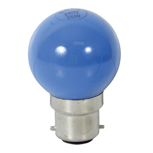 Eurolux - Coloured Golfball B22 15w Blue