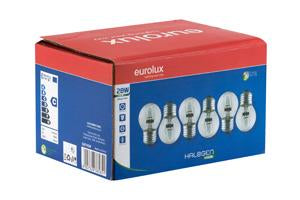 Eurolux - Halogen 28w E27 Golfball 6Pk-ShrinkWrap