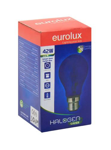 Eurolux - Halogen 42w B22 DayLight Blue