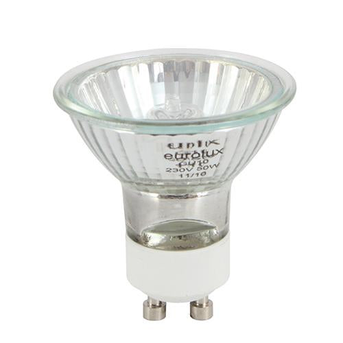 Eurolux - Halogen Ceramic Base GU10 50w Twin Pack