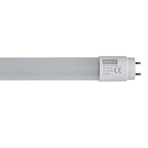 Eurolux - LED 4Ft T8 Opal Tube G13 18w Cool White