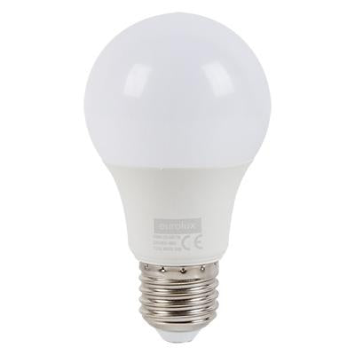 Eurolux - LED A60 Globe Opal E27 7w CW Twin Pack