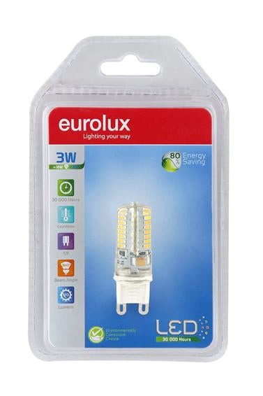 Eurolux - LED Bi-Pin G9 3w Cool White