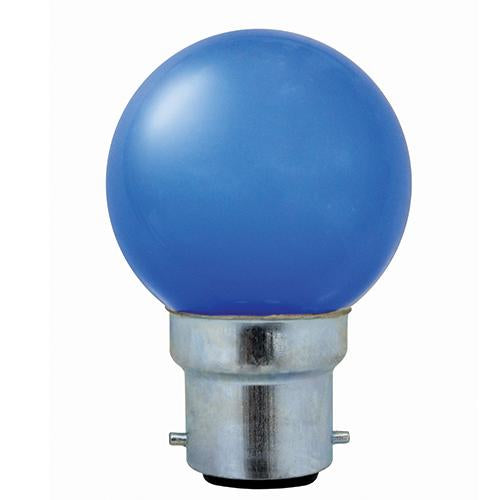 Eurolux - LED Colour Golfball B22 1w Blue