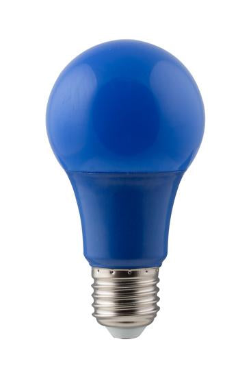 Eurolux - LED Coloured A60 Globe E27 7w Blue