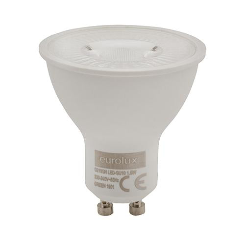 Eurolux - LED Coloured GU10 1.5w Green Blister
