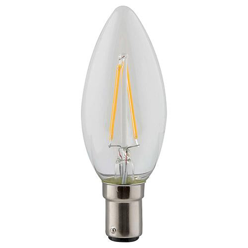 Eurolux - LED Filament Candle B15 2w Warm White