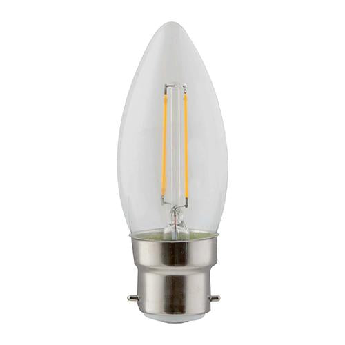 Eurolux - LED Filament Candle B22 2w Warm White