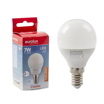 Eurolux - LED Golfball Opal E14 7w 3000K