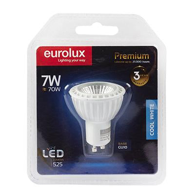 Eurolux - LED GU10 7w Cool White