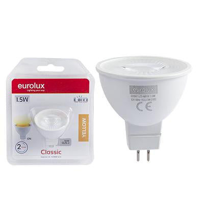 Eurolux - LED MR16 1.5w Yellow