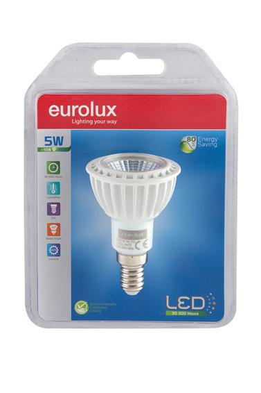 Eurolux - LED PAR16 E14 5w Cool White