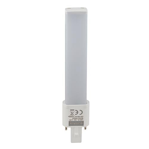 Eurolux - LED PL 2Pin G23 4 5w Warm White additional info under Fitting specs