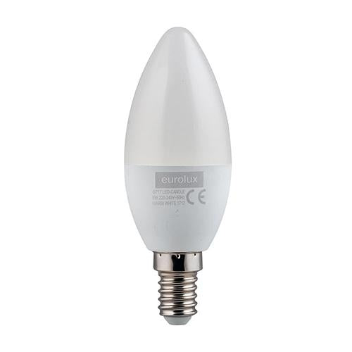 Eurolux - LED Plastic Candle E14 5w Warm White