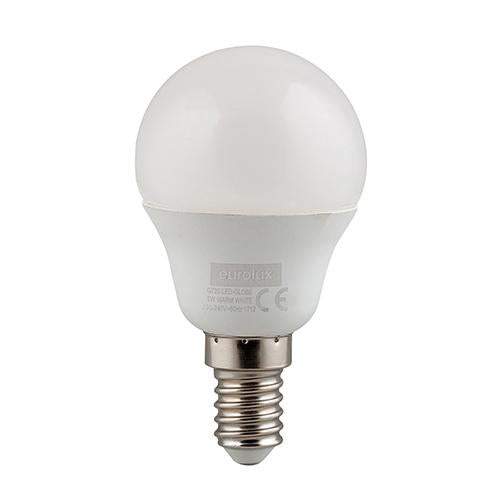 Eurolux - LED Plastic Golfball Opal E14 5w WW