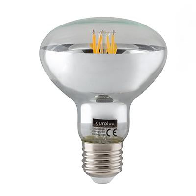 Eurolux - LED R80 Filament Reflector E27 8w WW